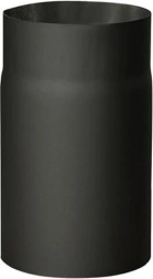 Tuyau de fumée 120 mm, longueur 250 mm, épaisseur 1,5 mm, noir
