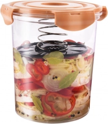 Récipient de marinade avec ressort 4 l, 19 × 21 cm