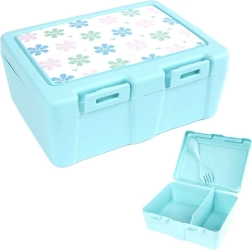 Brotdosen-Box mit 2 Fächern und Spork, 1 l
