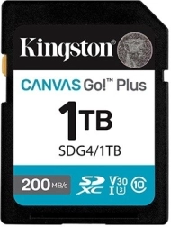 SD card 1 TB Kingston Canvas Go! Plus 200 MB/s C10 U3 V30