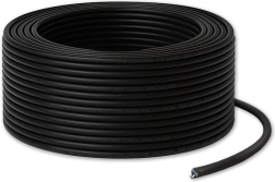 Câble patch UTP Cat6 100 m noir