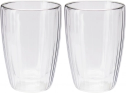 Thermogläser mit doppelwandigem Design für Kaffee und Tee 350 ml, 2 Stück