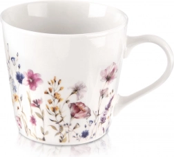 Porcelain mug with floral motif 430 ml