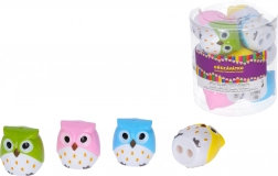 Taille-crayon double avec réservoir – chouette