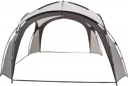 Gartenparty-Pavillon mit Tragetasche, grau, MULTIGARDEN