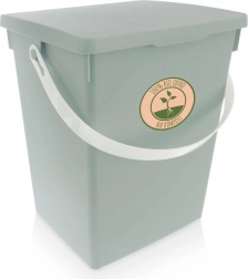 Universeller verschließbarer Eimer und Dose für Kapseln, Futter und Pulver 5,5 l – grün