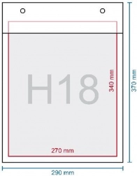 Luftpolsterumschlag H18 selbstklebend 37 × 29 cm