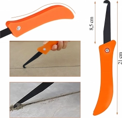 Haken-Schaber für Fugen und Silikon, 21 cm