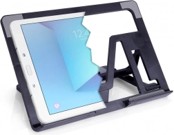 Verstellbarer Tablet-Ständer, schwarz, klappbar 26 × 18,5 cm
