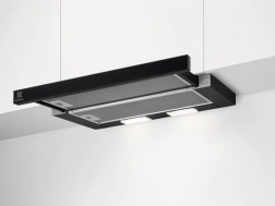 Telescopic range hood black