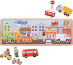Bigjigs Toys Magnetic City Puzzle