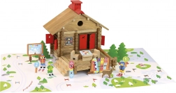 Jeujura Wooden Construction Kit Ski Resort
