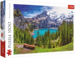 Puzzle Lac Oeschinen Alpes 1500 pièces