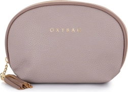 Trousse de toilette PLUS en cuir couleur moka