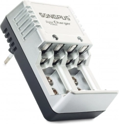 Ladegerät für AA-, AAA- und 9V-Batterien für Ni-MH und Ni-Cd