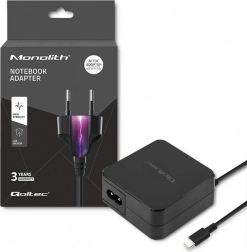 Chargeur secteur USB‑C 65 W avec technologie Power Delivery – QOLTEC