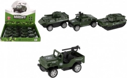 Set of Military Cars with Pull-Back Action