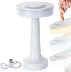Wireless LED desk lamp with touch control, 3 modes, 21 cm