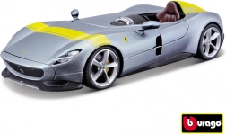 Ferrari Monza SP1 silbern/blau Metallmodell 1:24