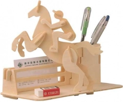 Woodcraft Puzzle 3D en bois Porte-crayons Courses