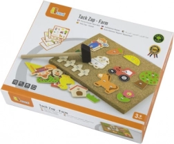 Planche en liège à clous en bois ferme Viga Montessori