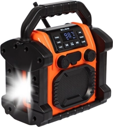 Portable AM/FM radio with robust design