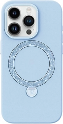 Joyroom Dancing Circle Hoesje voor iPhone 15 Pro blauw