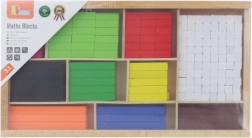 VIGA Cuisenaire-Rechenstäbchen aus Holz, 308 Stück