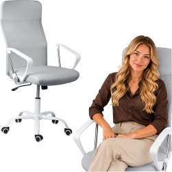 Chaise de bureau ergonomique pivotante Sofotel Tamar en micro-maille