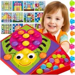 Mozaïek Montessori-mozaïek met knopjes ISO TRADE