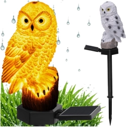 Gardlov Solar Owl Garden Lamp