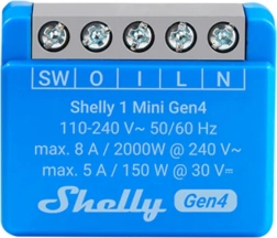 Shelly 1 Mini Gen4 Controller Zigbee and Matter