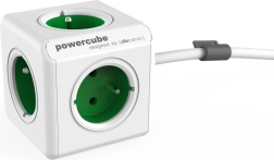 PowerCube Extended Power Strip 1.5 m, Green