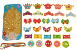 Set de laçage en bois Princesse LUCY & LEO