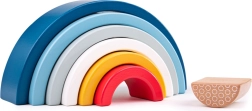 Bigjigs Baby wooden stacking rainbow – blue