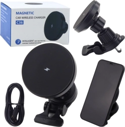 Magnetische Auto-Halterung mit kabellosem 15-W-Laden