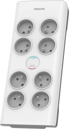 Surge protector with 8 outlets
