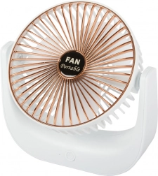 Desktop USB Fan with LED Lighting – Wireless