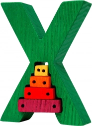 Inset puzzle Fauna Alphabet letter X xylophone