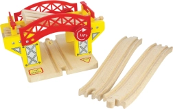 Holzklappbrücke für Zugstrecke