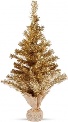Gouden tafelkerstboom 60 cm