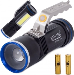 Military LED Flashlight with Cree XM-L3-U3 Zoom by Bailong