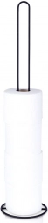 Metallständer für Toilettenpapier, schwarz, 60 cm