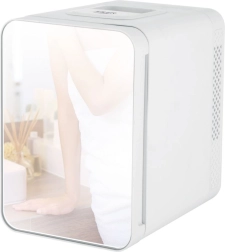 Mini Fridge 4L White with Mirror