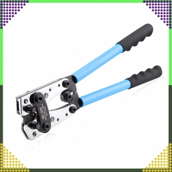 Presse manuelle pour cosses de câbles 6–50 mm² avec matrice hexagonale, longueur 390 mm