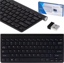 Wireless Keyboard for Smart TV, PC and Laptop – Black