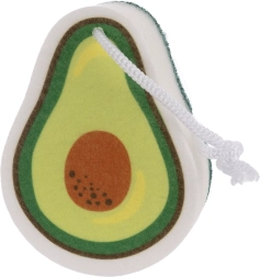 Spülschwamm mit Avocado-Motiv