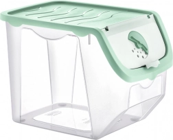 Aufbewahrungsbox für Obst und Gemüse mit Deckel 12 l, mint