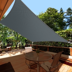 Garten-Sonnensegel 4 × 5 m, rechteckig