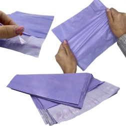 Purple plastic mailing envelopes A3 310 × 420 mm, self-adhesive, 50 pcs